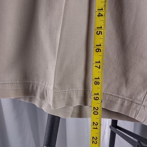 Izod Saltwater Stretch Men's Cotton Spandex Tan 4 Pocket Shorts Size 34 - Picture 6 of 13